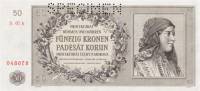 (№1944P-10s) Банкнота 1944 год "50 Koruacute;n"