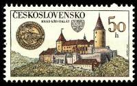 (1982-028) Марка Чехословакия "Замок Кривоклат"    Сокровища чешских крепостей и замков II Θ