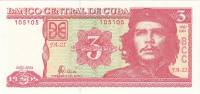 () Банкнота Куба 2004 год 3  ""   UNC