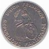 (№1948kme2) Монета Французская Океания 1948 год 50 Centimes