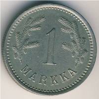 () Монета Финляндия 1921 год 1  ""   Медь-Никель  UNC