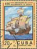 (1982-082) Марка Куба "Санта Мария"    490 лет открытия Америки Колумбом III Θ