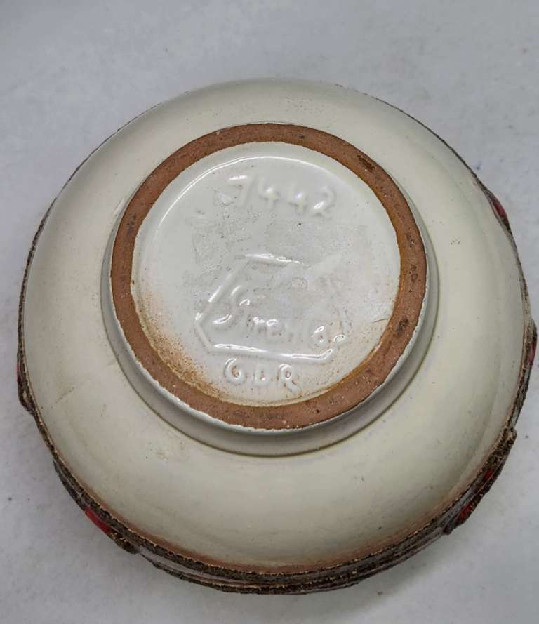 Ваза керамика  Коралл ГДР 17 см