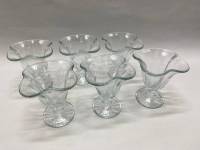 Креманки 6 шт стекло волнистый край