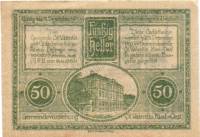(№1920) Банкнота Австрия 1920 год "50 Heller"