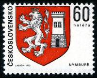 (1975-015) Марка Чехословакия "Лев на гербе"    Гербы чехословацких городов III Θ
