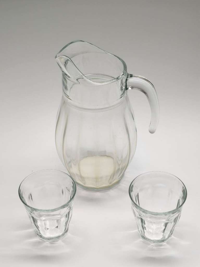 Графин кувшин и 2 стакана стекло