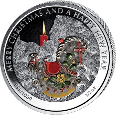 (№2011km1004) Монета Либерия 2011 год 2 Dollars (Лошадка-Качалка)