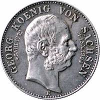 () Монета Германия (Империя) 1904 год 2  ""   Биметалл (Серебро - Ниобиум)  UNC