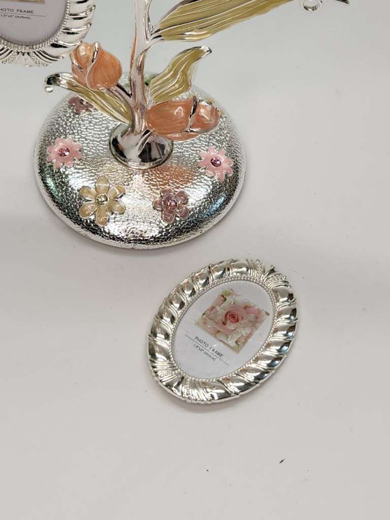 Рамка для 5 фото Цветок дерево семейная родословая (1 крепеж отсутствует)