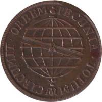 (№1818km318) Монета Бразилия 1818 год 40 Reacute;is (R в Гояс и мату-Гросу)