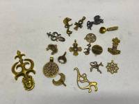 Копии древних амулетов 18 шт, бронза, серебро