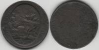 1790 Медаль Франция 1790-1792 год Французская революция  Медь  F