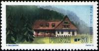 (1972-064) Марка Польша "Хала Орнак"    Горные домики в Национальном парке Татры III Θ