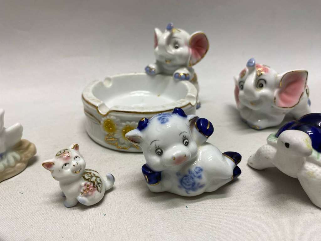 Сувенирные фигурки керамика 12 шт