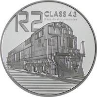 () Монета ЮАР (Южная Африка) 2013 год 2  ""   Биметалл (Серебро - Ниобиум)  UNC