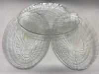 Блюдо стекло 32*23 см, 3 шт