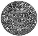 (№1807km67 (neuchatel)) Монета Швейцария 1807 год frac12; Batzen