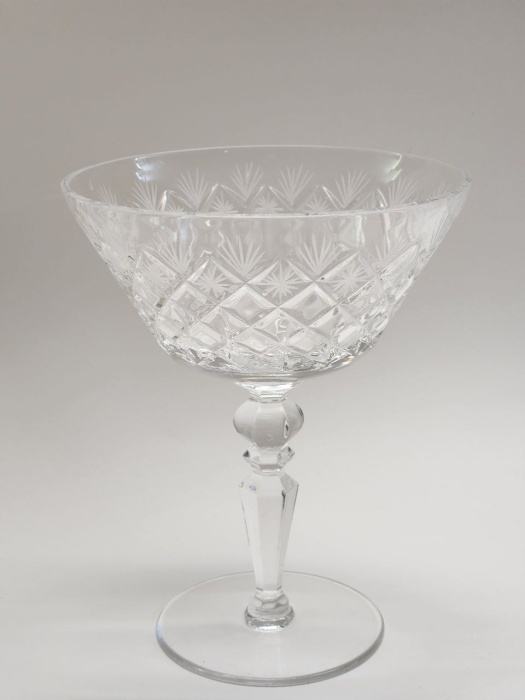 Ваза конфетница на ножке хрусталь СССР