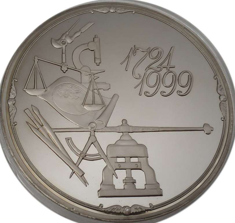 (1999 спмд) Медаль Россия 1999 год &quot;Петербургский монетный двор. 275 лет&quot;  Медь-Никель  PROOF