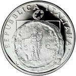 2005 Монета Италия 2005 год 10 евро Мир и свобода в Европе  Серебро Ag 925  PROOF