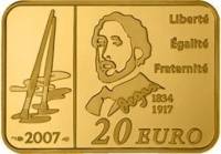 (№2007km1499) Монета Франция 2007 год 20 Euro (Эдгар Дега)