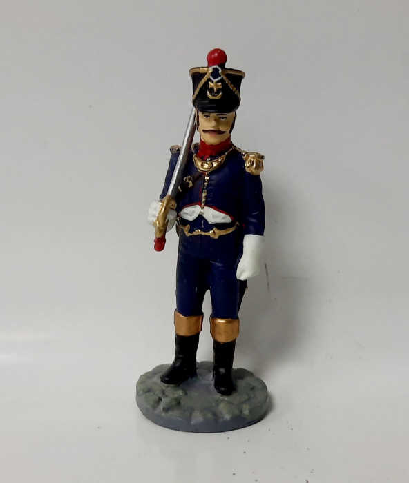 Оловянный солдатик &quot;Офицер гренадерской роты линейного пехотного полка,1813-1815 г.&quot;