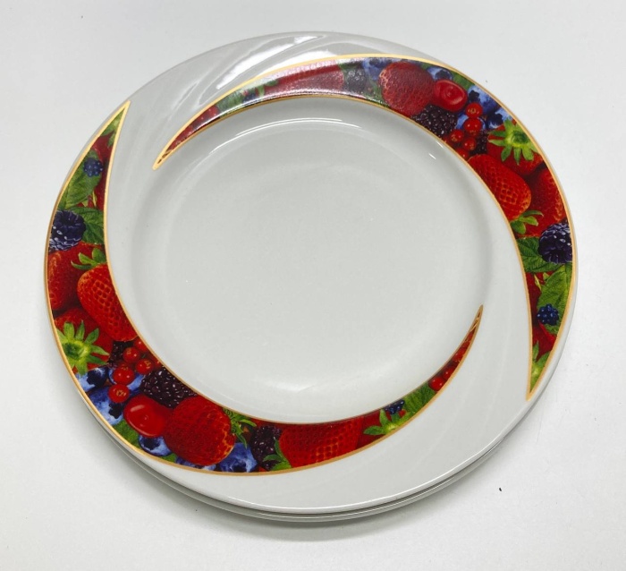 Тарелки столовые ягоды, Добруш, 2 шт