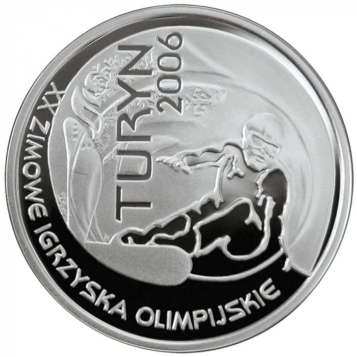 (2006) Монета Польша 2006 год 10 злотых &quot;Олимпийские игры. Сноуборд&quot;   PROOF