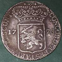 (№1747km52.4) Монета Нидерланды 1747 год 1 Silver Dukat (50 Stuyver)