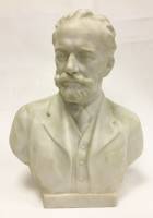 Бюст П. Чайковского, фарфор (сост.на фото)
