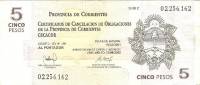 (№2001P-S2394 E) Банкнота Аргентина 2001 год "5 Pesos"