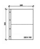 Листы для открыток и бон КЛФ-2В, на 2 ячейки, 10шт. Россия, #2431002