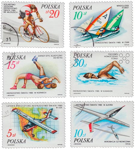 (1986-) Марка Польша &quot;&quot;      III не использовать Θ