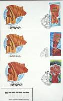 (1979-год)Набор худож. конв. п\д, сг+ марка, 3шт. СССР "Программа мира в действии"     ППД Марка