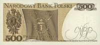 (1974) Банкнота Польша 1974 год 500 злотых "Тадеуш Костюшко"   UNC