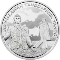 2017 Монета Финляндия 2017 год 20 евро Финское танго  Серебро Ag 925  PROOF