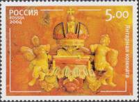 (2004-) Лист (9 м 3х3) Россия "Янтарная комната"    III O
