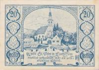 (№1920) Банкнота Австрия 1920 год "20 Heller"