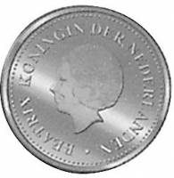 () Монета Ниделандские Антильские острова 2004 год 10  ""   Биметалл (Платина - Золото)  UNC