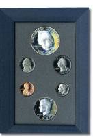 (1990s, 6 м. 1 ц. без s) Набор США 1990 год  Годовой набор  PROOF
