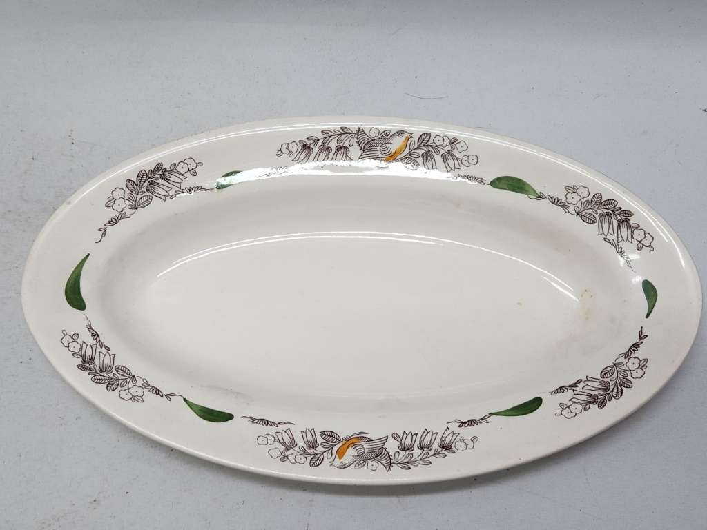 Блюдо овальное 2 штуки ЗИК и Кубаньфарфор