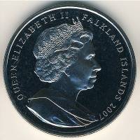 () Монета Фолклендские Острова 2007 год 1 крона ""   PROOF