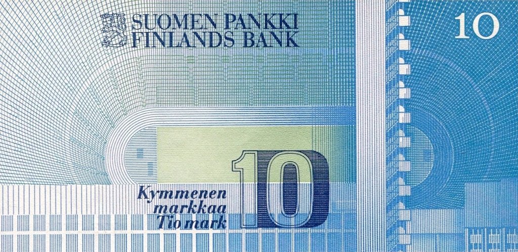 (1986) Банкнота Финляндия 1986 год 10 марок &quot;Пааво Нурми&quot; Puntila - Vanhala  VF