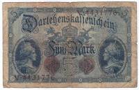 (1914) Ссудный чек Германия 1914 год 5 марок    F