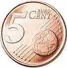(2009) Монета Австрия 2009 год 5 центов   Сталь, покрытая медью  UNC