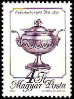 (1988-066) Марка Венгрия "Сахарница"    Металлические ремесла II Θ