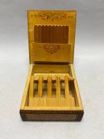 Шкатулка сигаретница дерево Болгария 