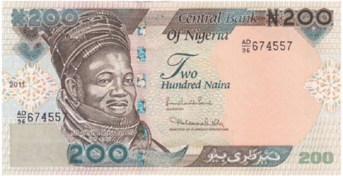 (2011) Банкнота Нигерия 2011 год 200 найра &quot;Ахмаду Белло&quot;   UNC