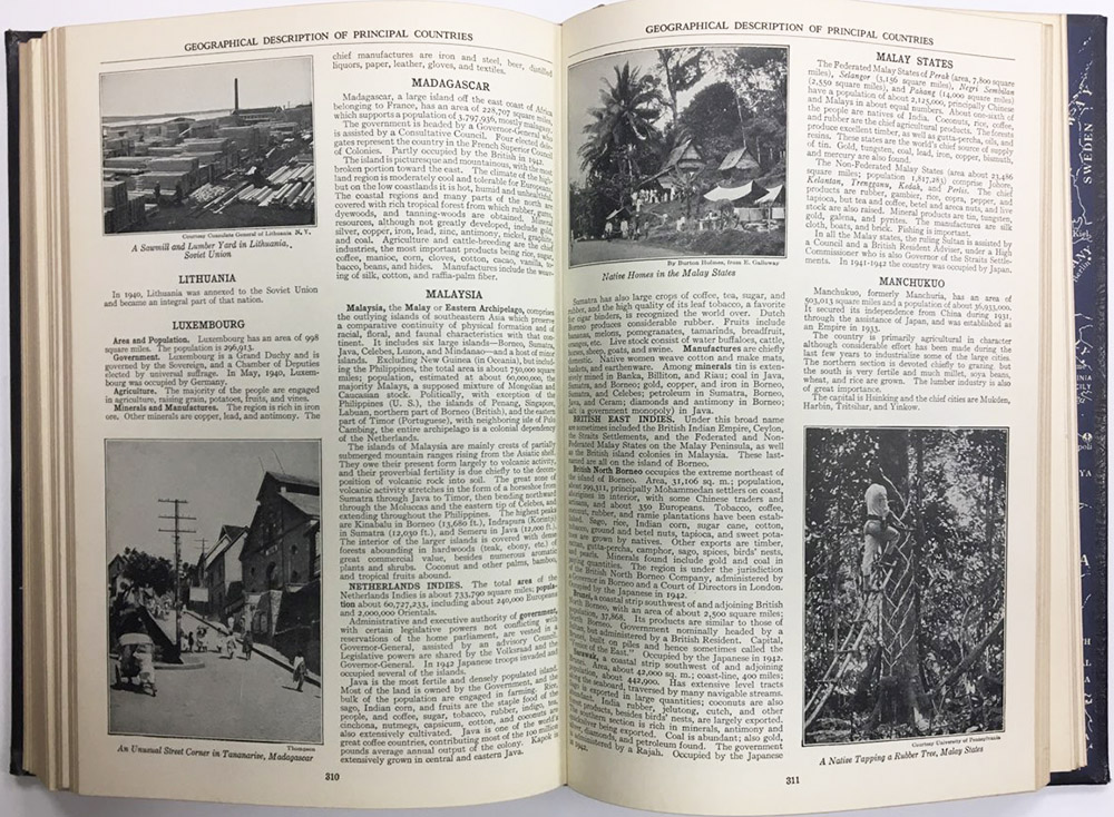 Книга &quot;World atlas&quot; 1943 P. Litvin Нью Йорк Твёрдая обл. 382 с. С цв илл